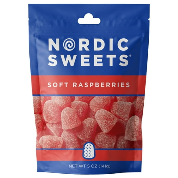 Nordic Sweets Soft Raspberries 8 ounce