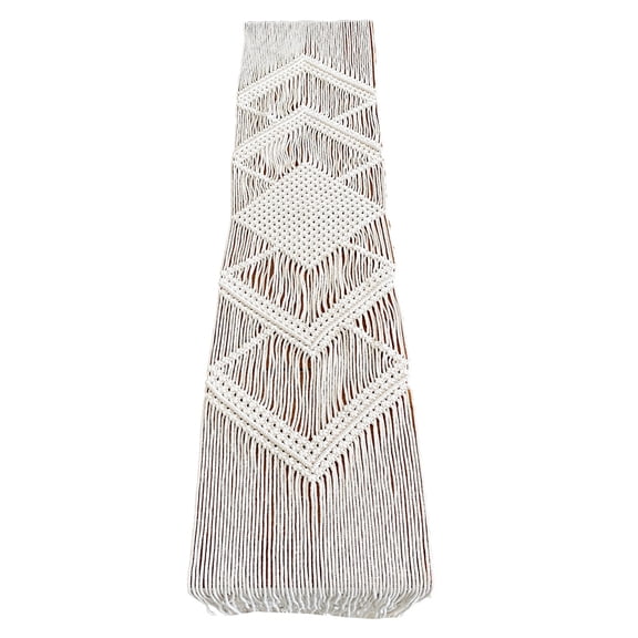 Nordic Table Runner Handmade Woven Tapestry Tablecloth Cover