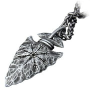 Nordic Viking Odin Rune Necklace Retro Pendant Necklace Gothic Jewelry