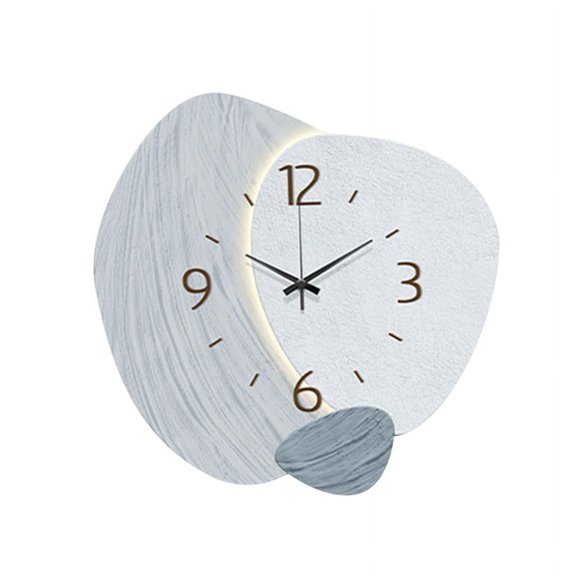 Nordic Wall Clock Home Decor Non Ticking Simple Wall Decor Decorative Clock C