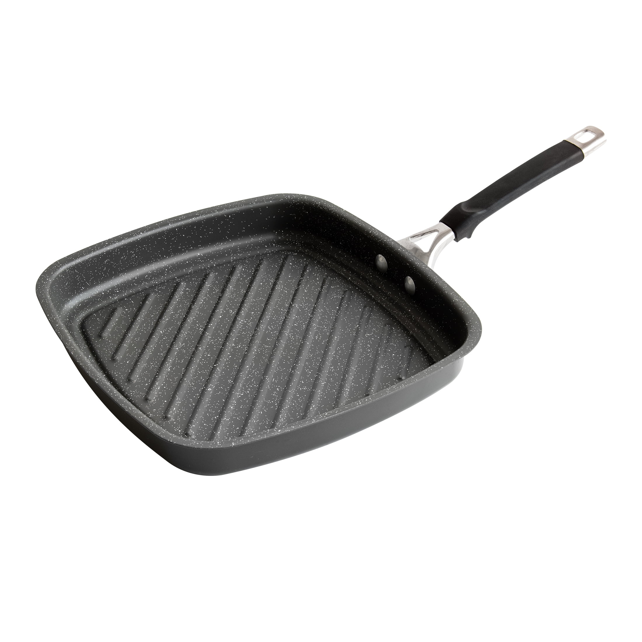 Nordic Ware 11" Ceramic Coated Grill Pan, Grey, 18.7" x 11.1" x 3.5"