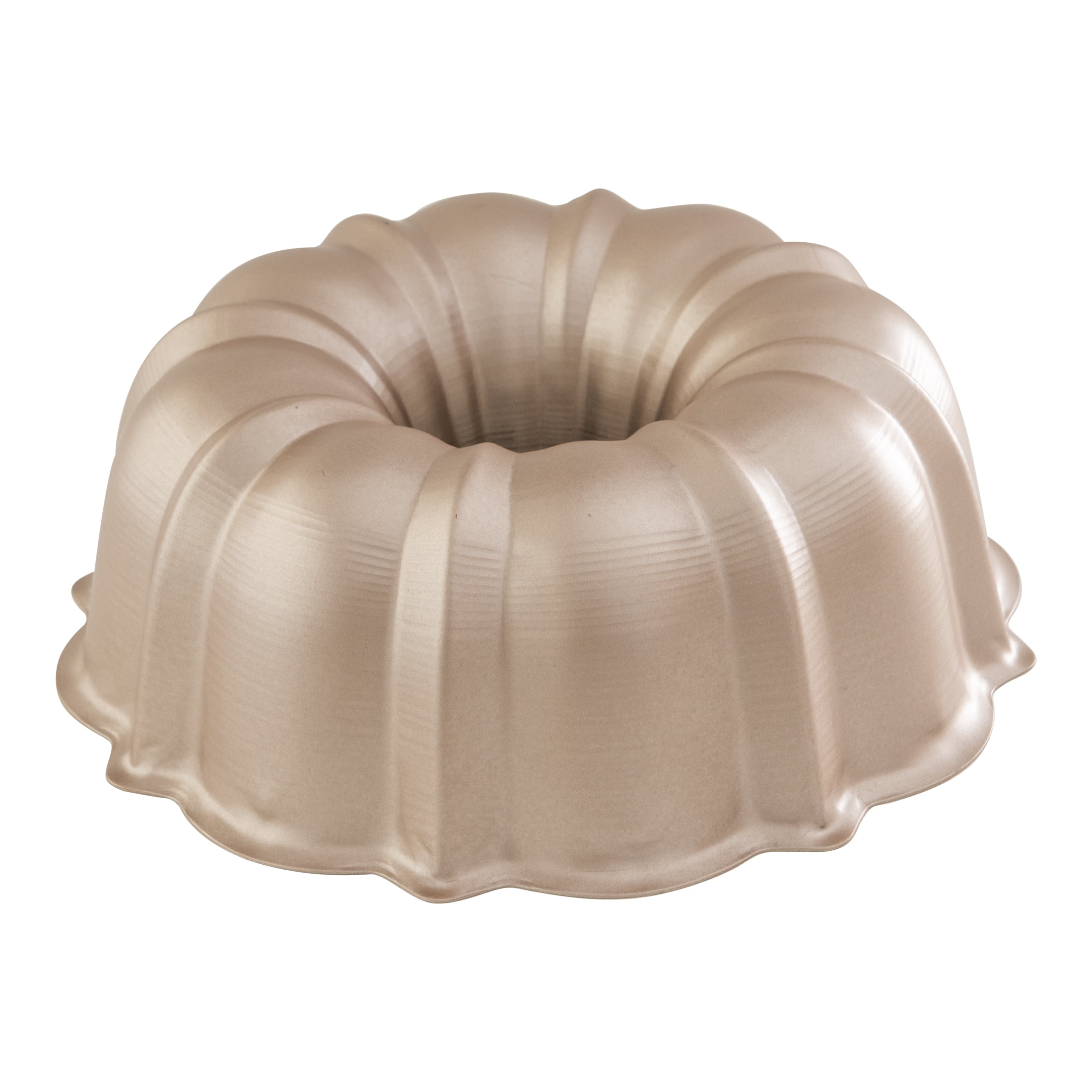 Nordic Ware 12 Cup Formed Nonstick Aluminum Classic Bundt Pan, Rose Gold - Walmart.com