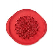 Nordic Ware 12 Inch Lattice & Hearts Reversible Pie Top Cutter