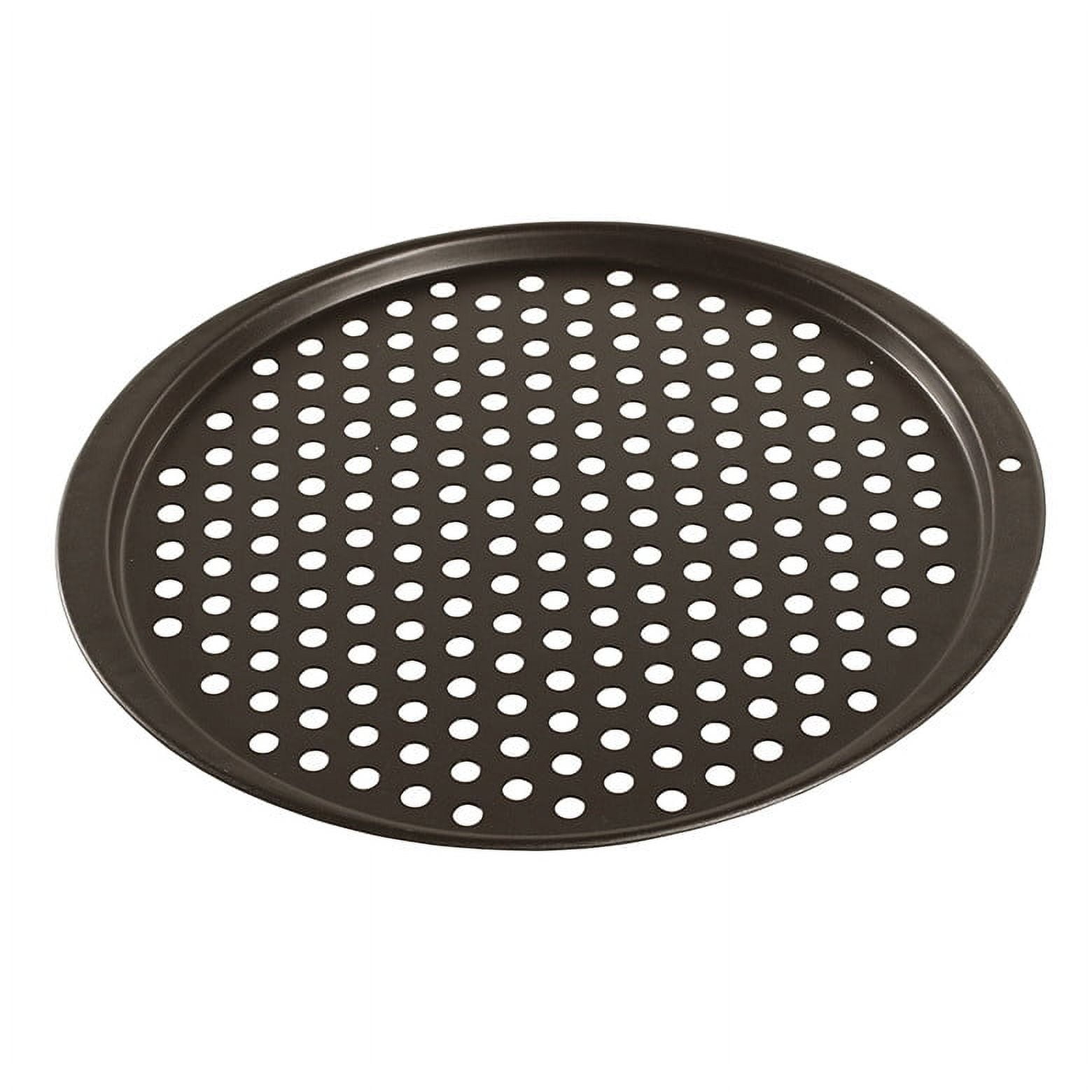 Nordic Black Nonstick Aluminum 12-Inch Pizza Pan