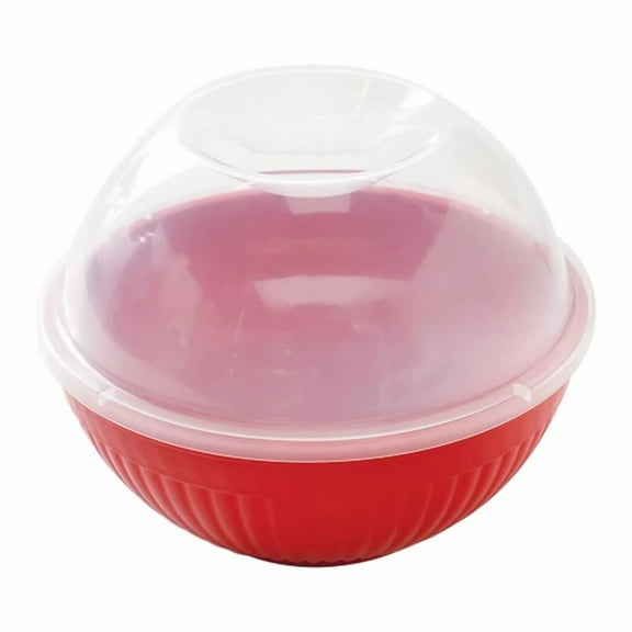 Nordic Ware 14 Cup Plastic Microwave Quick Pop Popcorn Popper, Red, 2 Pieces