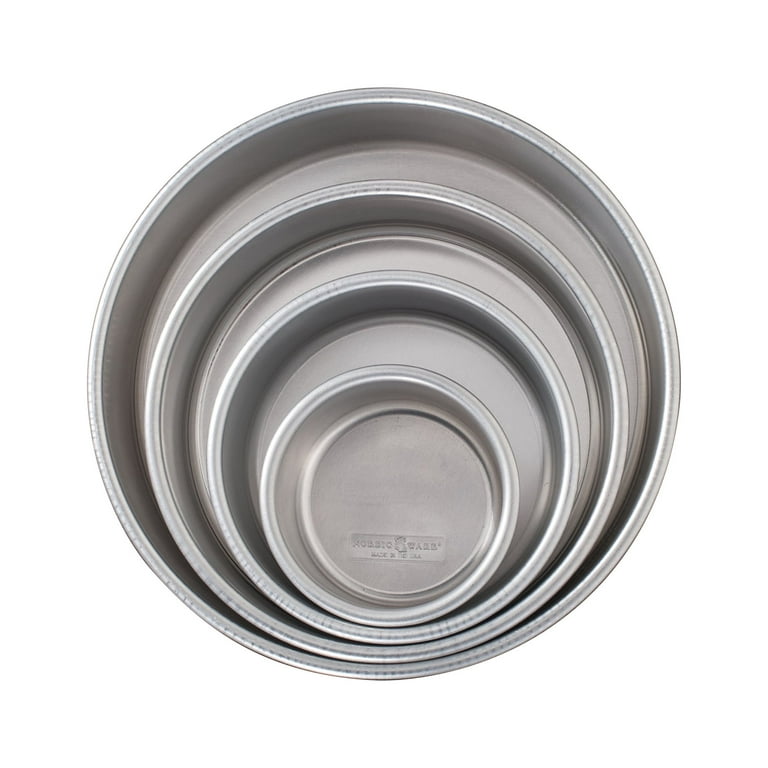 Nordic Ware Naturals Uncoated Aluminum 1/6 Sheet Pan Baking Sheets