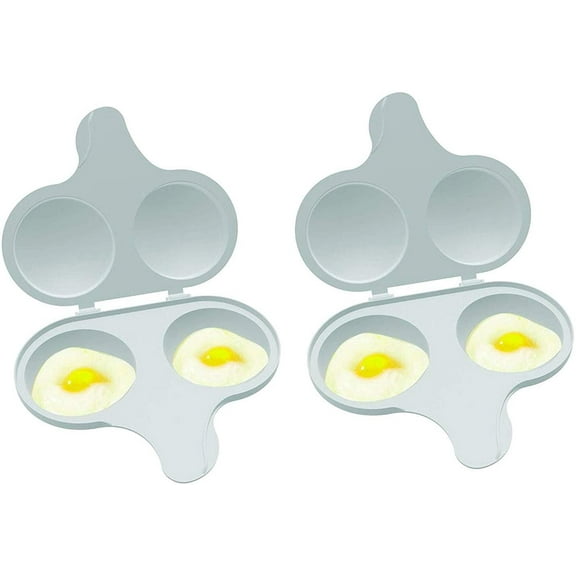 Nordic Ware Microwave Egg Poacher - 2 Cavity, Plastic - 2 Pack