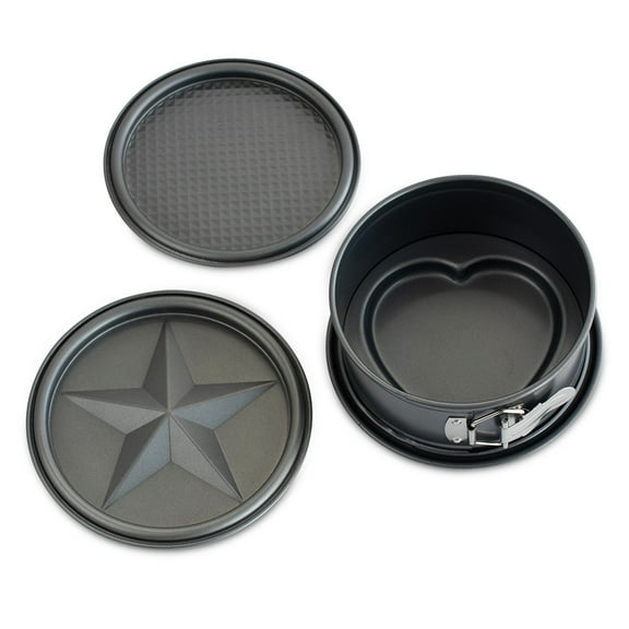 Nordic Ware 7" Springform Pan with Embossed Discs