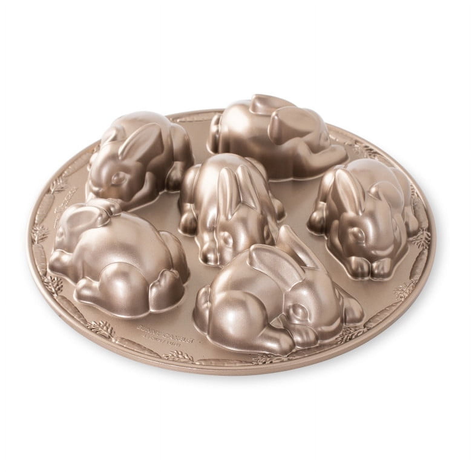 Silver Non-stick Aluminum Baby Bunny Cake Pan