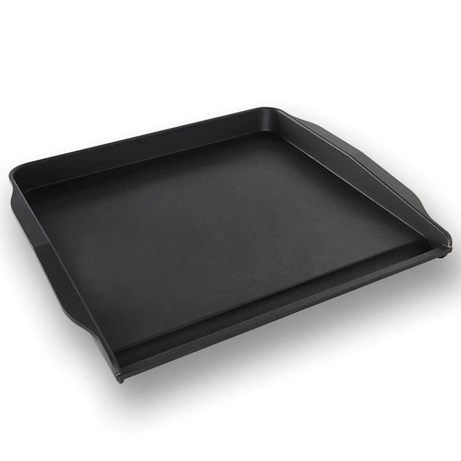 Nordic Ware Black Nonstick Aluminum Stovetop Backsplash Griddle