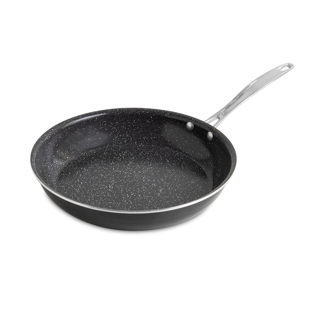 12-Inch Black Ceramic Non-Stick Aluminum Saute Skillet