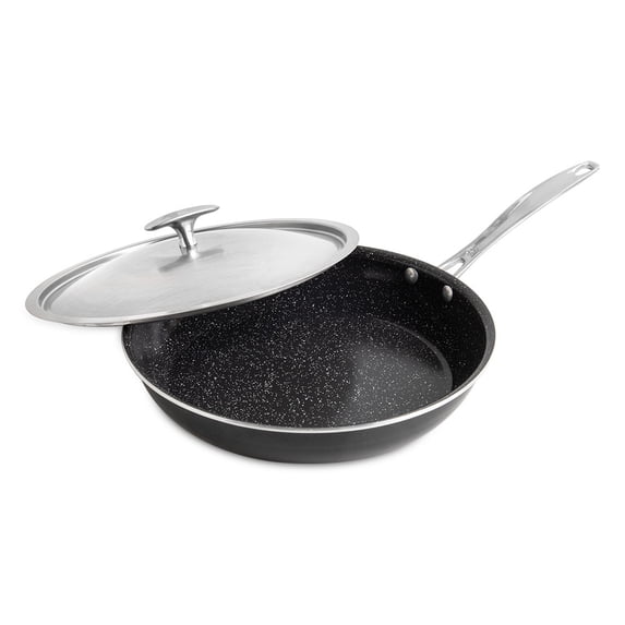 Nordic Ware Basalt 2 Piece 12 Inch Sauté Skillet with Lid