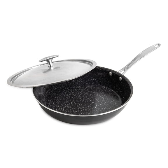 Nordic Ware Basalt 2 Piece 12 Inch Saut Skillet with Lid