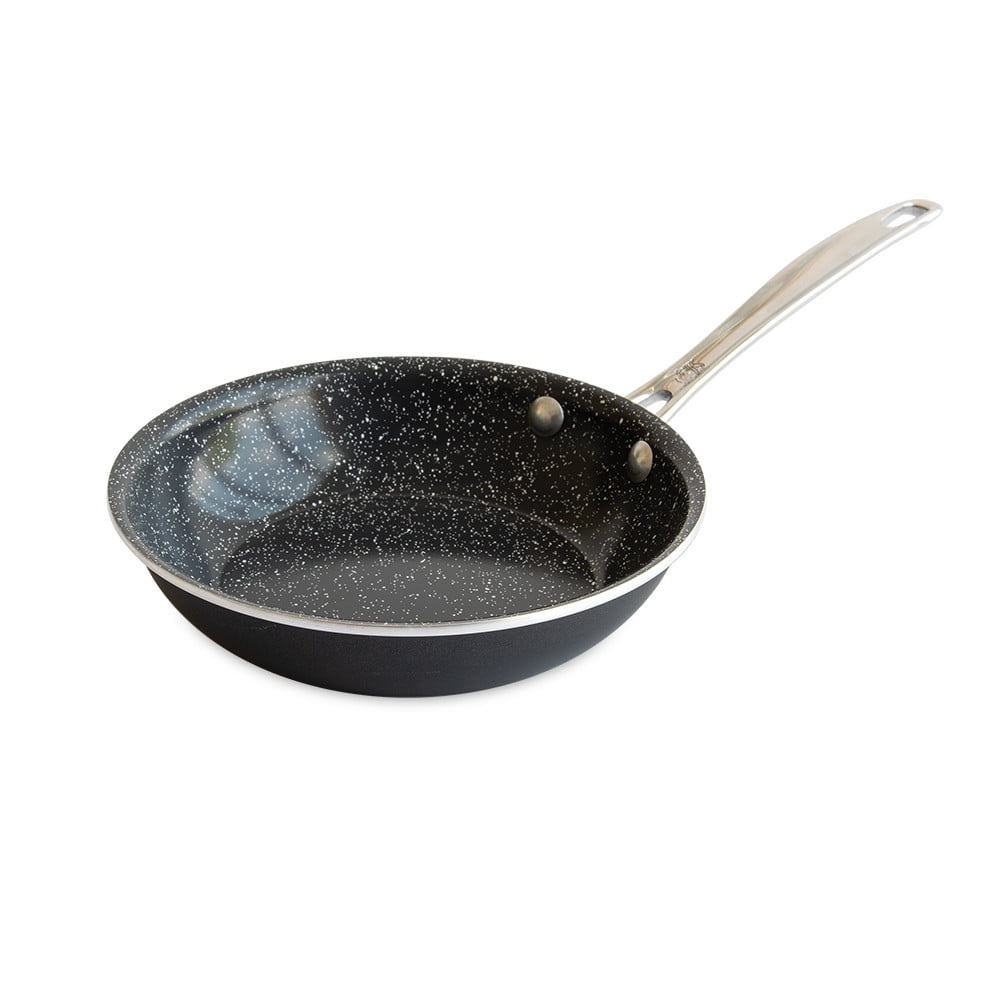 Nordic Ware 8" Black Aluminum Saute Skillet with Ceramic Coating
