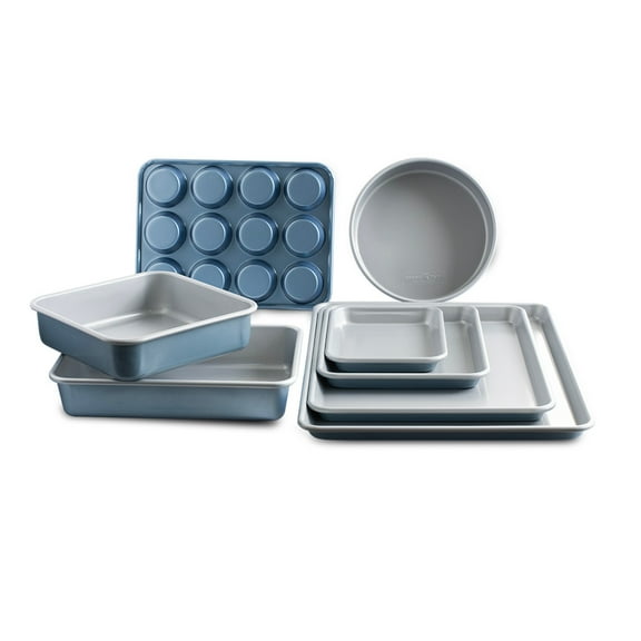Nordic Ware Brilliant Bakeware 8-Piece Nonstick Pan Set