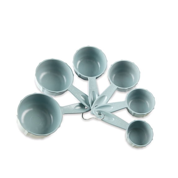 Nordic Ware Sea Glass Bundt Measuring Cups Set 6-Piece Includes 1, 3/4, 2/3, 1/2, 1/3, and 1/4 Measuring Cups