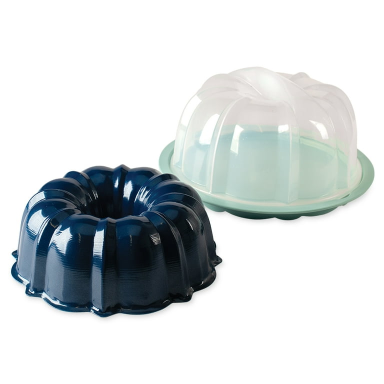 Nordic Ware Bundt Cake Keeper Transport and Store Clear Plastic 10.5 OD x  6 H 