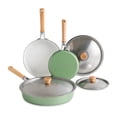 thumbnail image 1 of Nordic Ware Cardamom™ 6 Piece Nonstick Frying Pan Set with Lids, 1 of 9