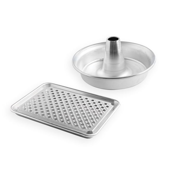 Nordic Ware Chicken Roaster Grill Set with Rack and Pan
