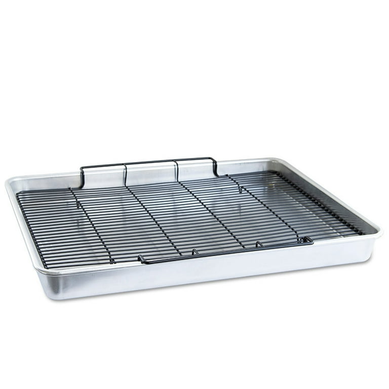 Nordic Ware Non Stick Extra Large Oven Crisp Sheet Pan Baking Tray Walmart
