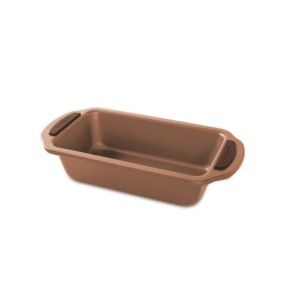 Nordic Ware Freshly Baked Copper & Steel Loaf Pan, Steel