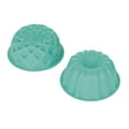 thumbnail interactive-video image 1 of Nordic Ware Micro Bundt Pans, Microwave Safe Plastic, Blue, 2 Pans, 4.4" x 4.4" x 1.9", 1 of 11