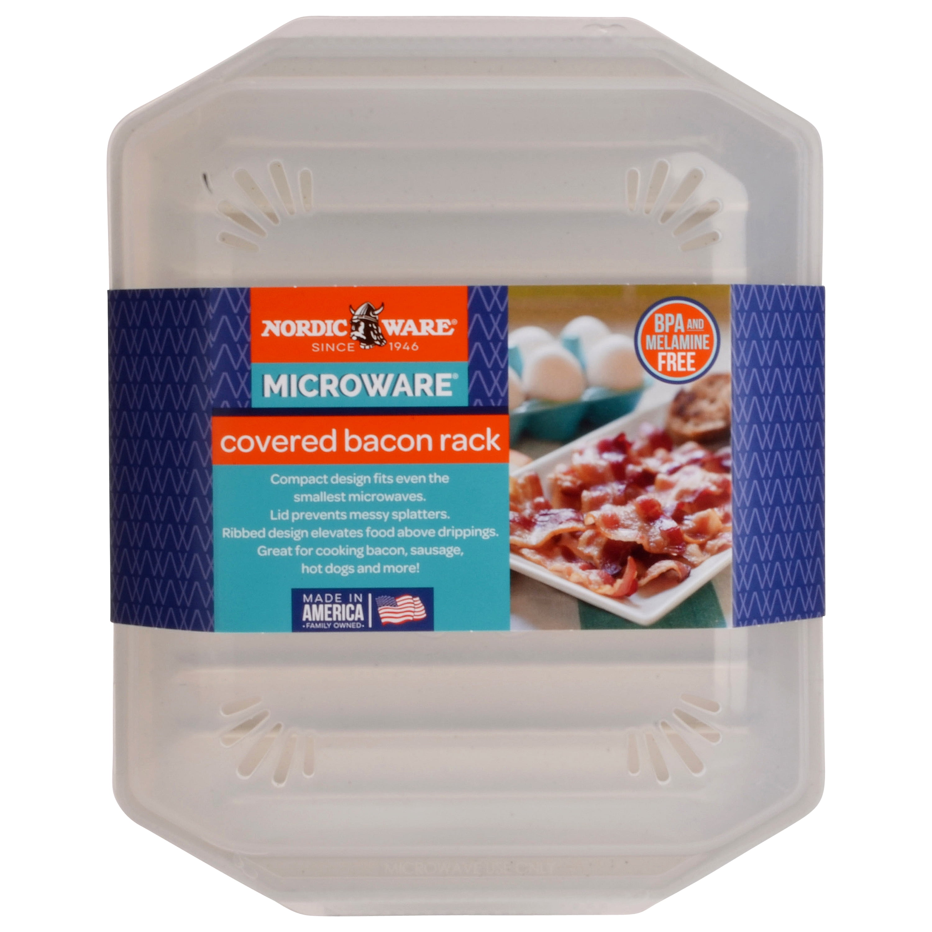 Nordic Ware Microwave 2-Sided Round Bacon and Meat Grill, 1 - Kroger