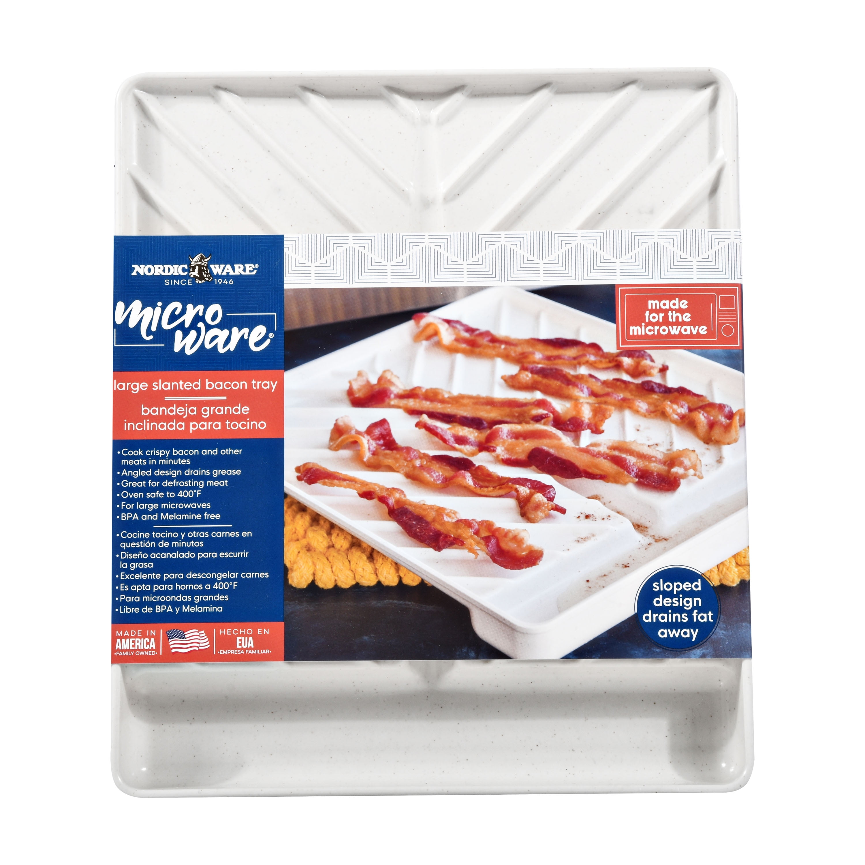 Nordic Ware Microware Bacon Rack, Compact