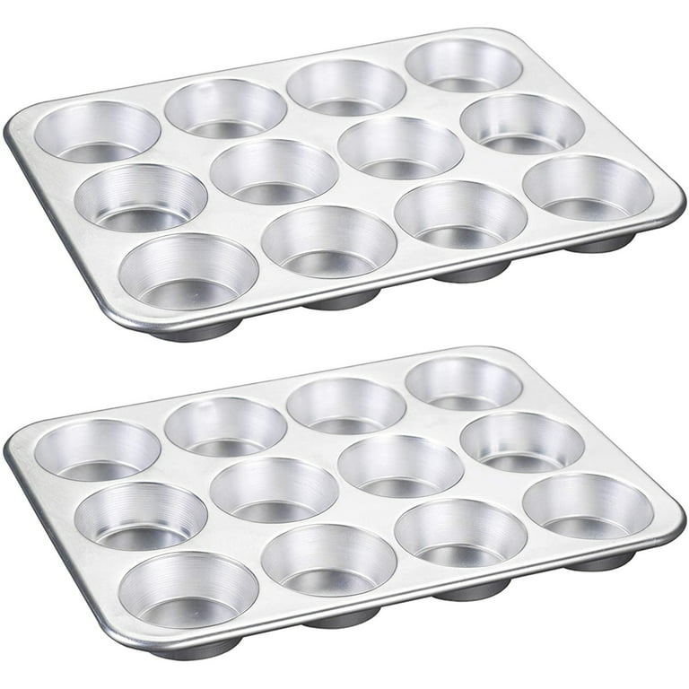 Nordic Ware - Naturals 12 Cavity Muffin / Cupcake Pan with High