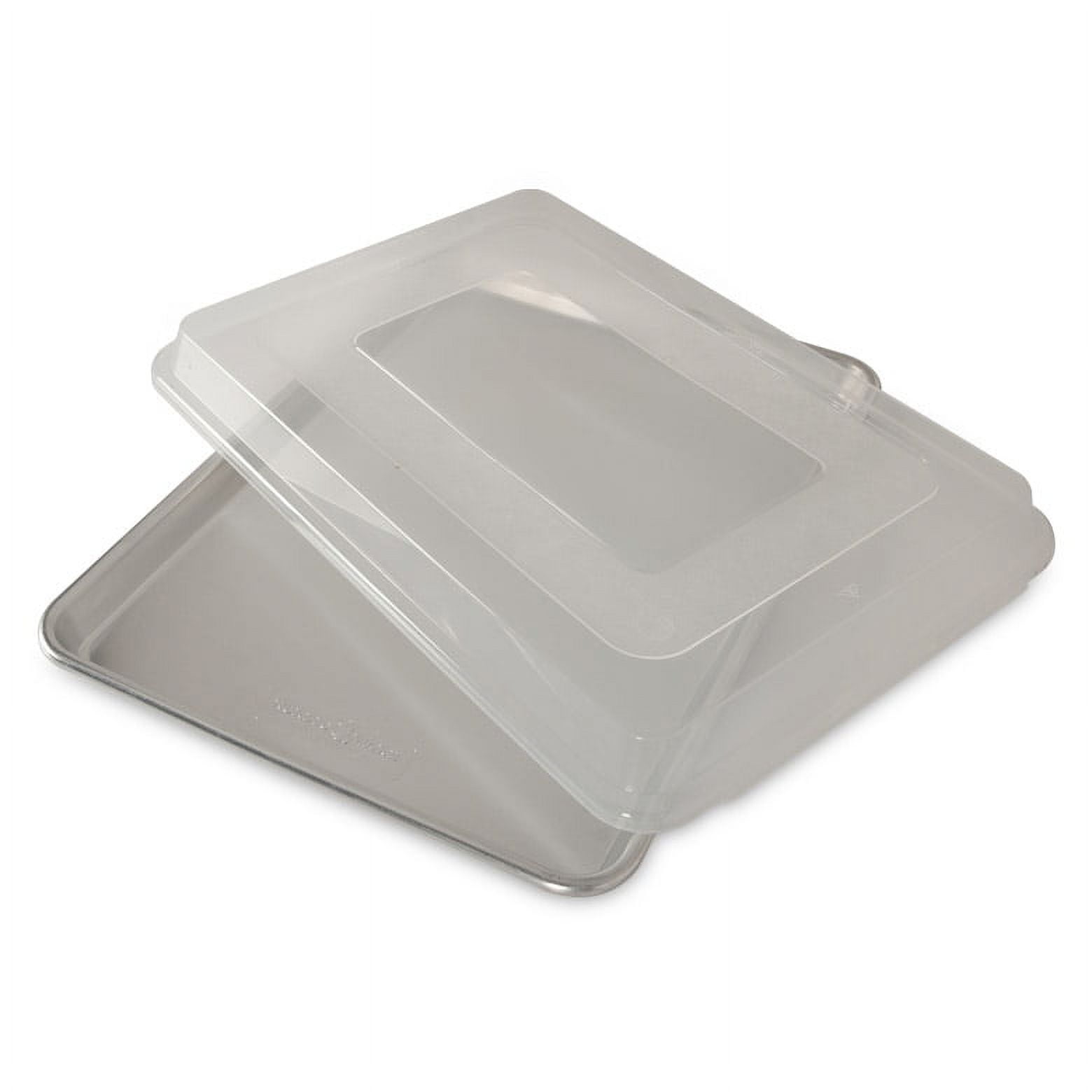 Nordic Ware Covered Pie Plate, Formed Aluminum, Plastic Lid on Food52