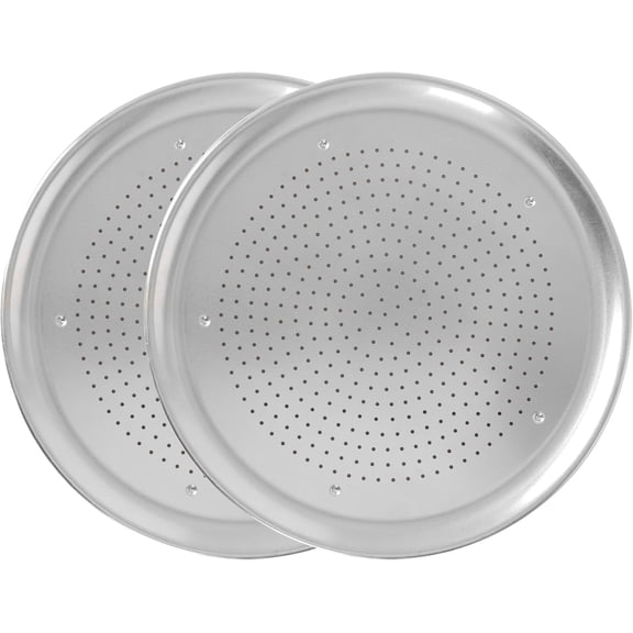 Nordic Ware Naturals 16" Air Crisp Perforated Aluminum Pizza Pan, Set of 2