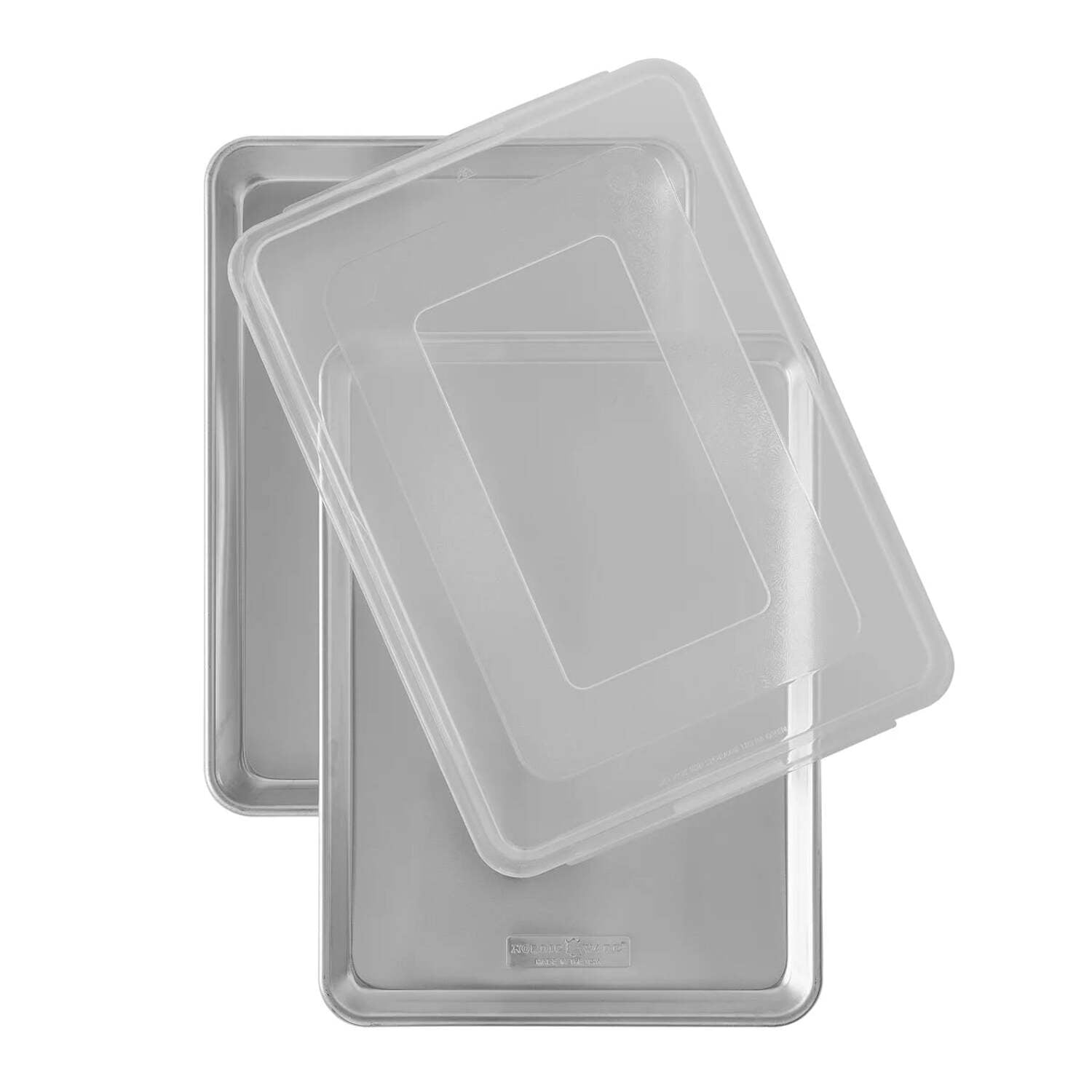 Nordic Ware Naturals 3-Piece Baking Sheet Set With Lid