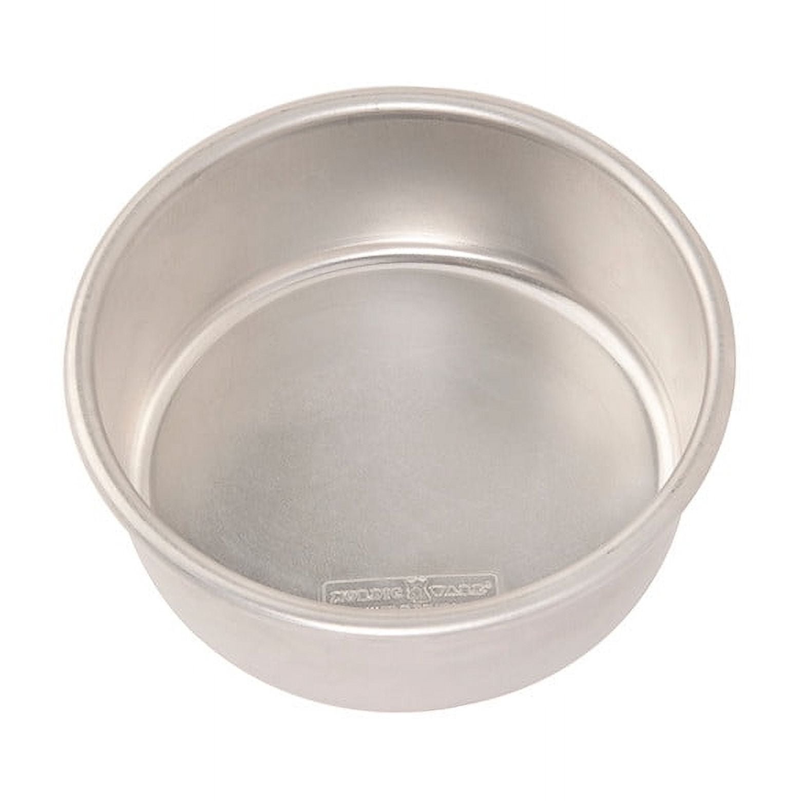 6-Inch Round Silver Aluminum Non-Stick Cake Pan