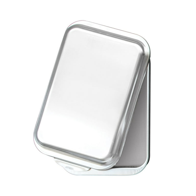 YBM HOME Stainless Steel Covered Cake Pan With Lid - 3 Size Options For Baking And Storage