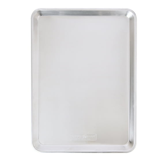 Nordic Ware Naturals 18" x 13" Aluminum Half Sheet, Rectangular Cookie & Baking Sheet Pan