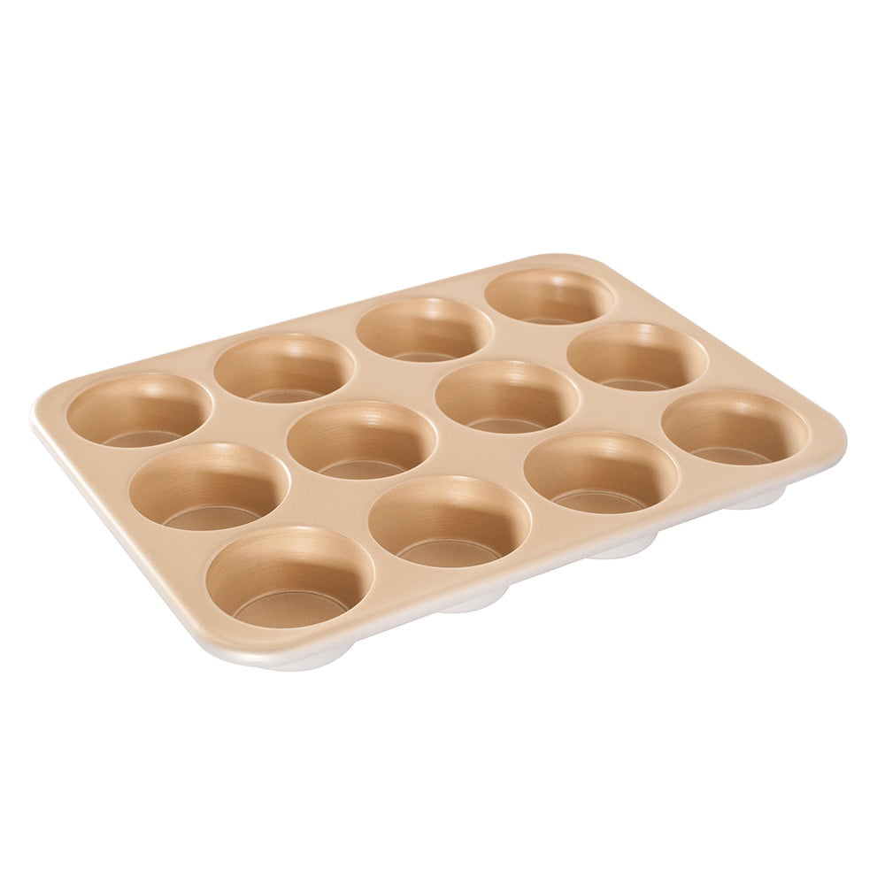 Nordic Ware Nonstick Round Aluminum 12-Cup Muffin Pan