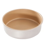 Nordic Ware 8" X 8" Naturals® Nonstick Aluminum Round Layer Cake Pan, Metalic Silver