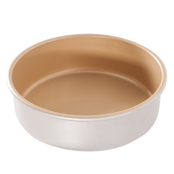 Nordic Ware 8" X 8" Naturals Nonstick Aluminum Round Layer Cake Pan, Metalic Silver