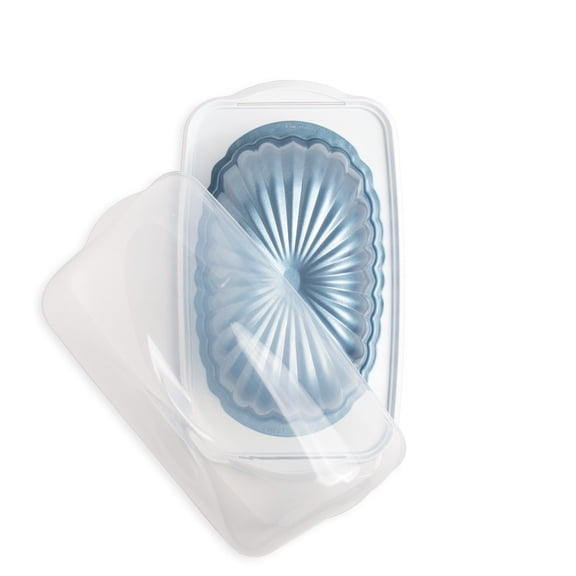 Nordic Ware Northern Lights Fluted Loaf Pan & Keeper