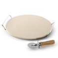 Nordic Ware Pizza Stone 2 PC Set, Tan - image 1 of 2