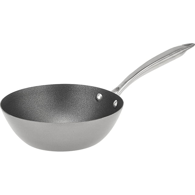 Nordic Ware Superior Steel Spun Wok, 8.5 -Inch,16400,Black