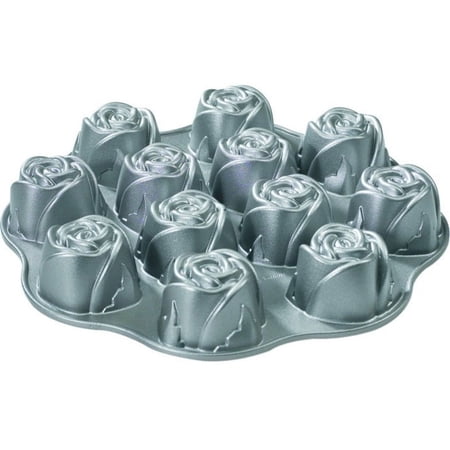 Nordic Ware 56748 NW Sweetheart Rose Muffin Pan