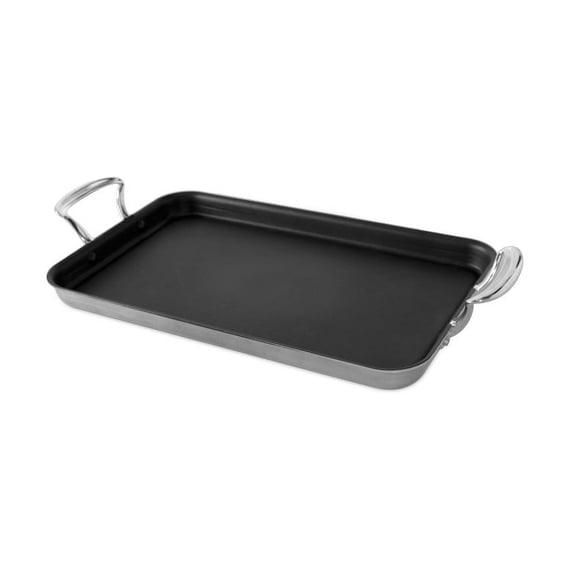 Nordic Ware Two Burner Ceramic Nonstick High-Sided Griddle