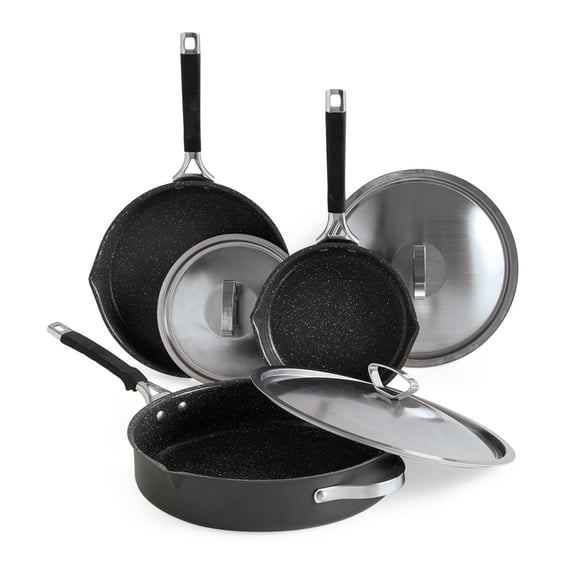 Nordic Ware Verde 6 Piece Ceramic Nonstick Skillet & Lid Set