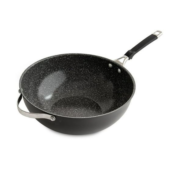 Nordic Ware Verde Ceramic Nonstick 12 Inch Wok With Easy Cleaning