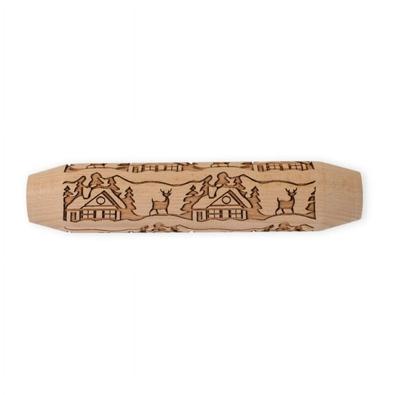 Nordic Ware Woodland Cottage Embossing Rolling Pin