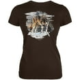 thumbnail image 1 of Nordic Wolves of Winter Juniors Soft T Shirt Brown LG, 1 of 1