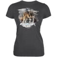 thumbnail image 1 of Nordic Wolves of Winter Juniors Soft T Shirt Deep Heather 2XL, 1 of 1