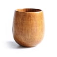 thumbnail image 1 of Nordic Wooden Belly Cup Wine Glasses Home Office Water Tea Drinking Cups, 1 of 7