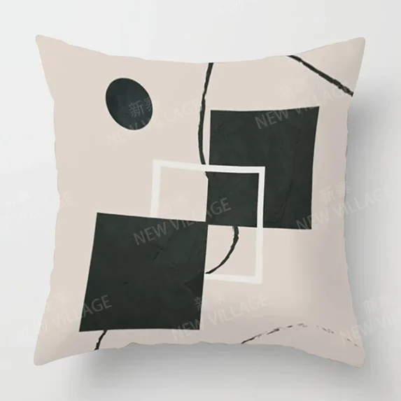 Nordic fall home decor autumn throw pillow cover sofa Cushion cover modern 45x45cm 45*45 50x50 60x60cm 40*40cm 35x35 morandi